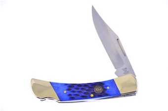Blue Pick Bone Lockback 4116gs