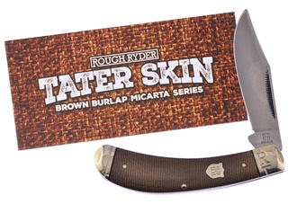 Burlap Mic Bow Trapper