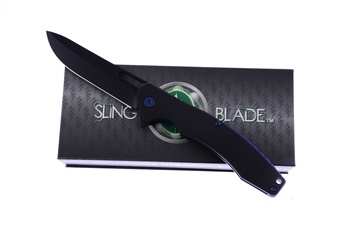 Black G10 D2cnc Satin Ten Key