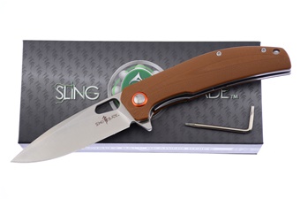 Tan G10 Satin D2 Stell Bear & Bull
