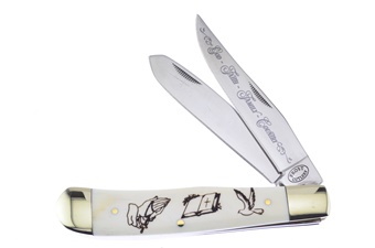 God Faith Family Country White Smoothbone Trapper