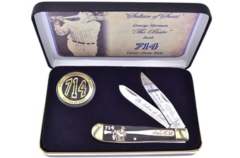 Babe Ruth Brown Smoothbone Trapper Set