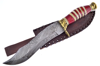 Custom Damascus Hunter Shell