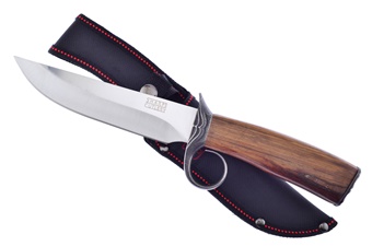 Walnut Wood Bowie W/Nylon Sheath