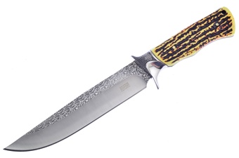 Imitation Stag Satin Stainless Steel Etch Blade