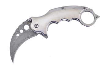 4 7/8" Tiger Usa Damascus
