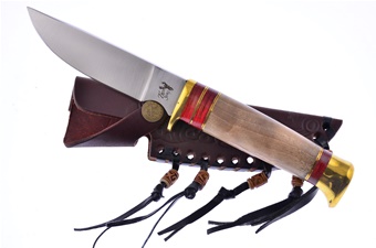 Walnut Bowie W/Sheath