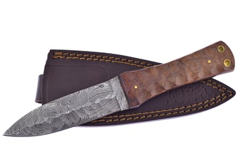 Chiseled Wine Wood False Edge