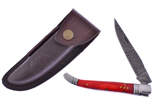Damascus Folding W/Sheath
