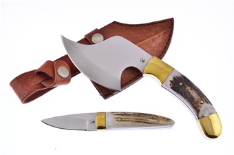 & 7.75" Stag Skinner Set