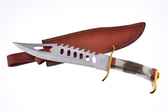 Whitetail Bowie Stag W/Sheath