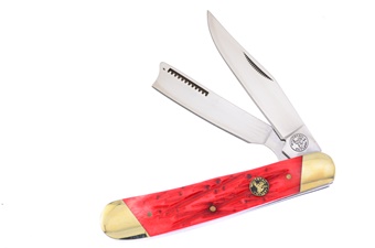 One Arm Razor Red Pckbne 4.25"